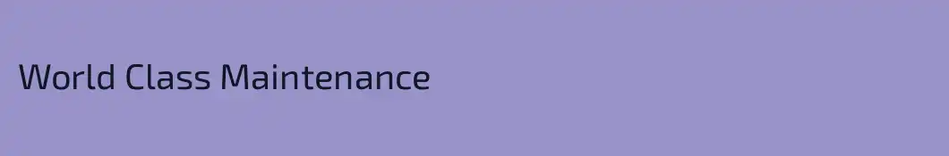 World Class Maintenance
